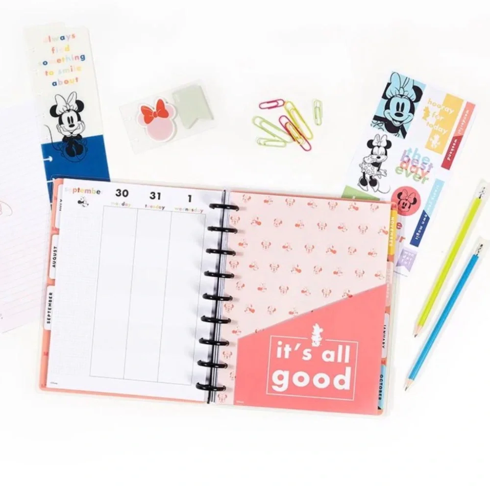 NWT-Happy Planner Disney© Minnie Mouse Magic Colorblock Classic Accessory Pack